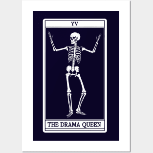 Funny Tarot Card : The Drama Queen Posters and Art